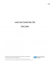 Long Term Forest Plan Template (A3)